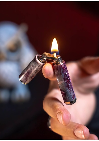 Caka Odkka Phantom El Yapımı Ortadan Kırılan Benzinli Gemici Muhtar Çakmağı - Pirinç Mor