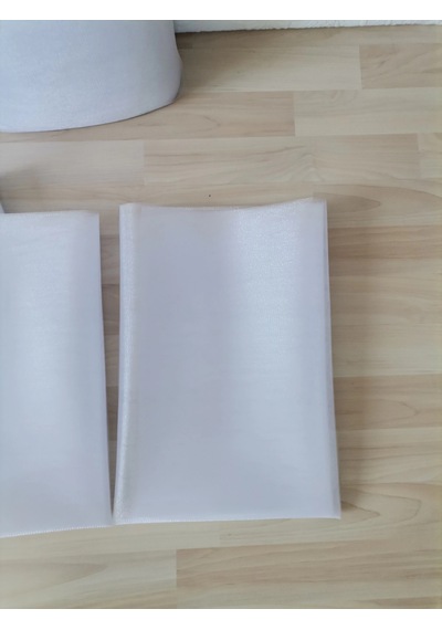 5 Adet Beyaz 100x300 Kristal Tül Düğün Bohça Süsü Nikah Bohça Süsü Nişan Bohça Süsleme Tülü