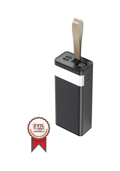 Trm-1033 30.000 Mah Powerbank Siyah 22.5w Dijital Ekran Telefon Bataryası Yedek Enerji Çok Renkli