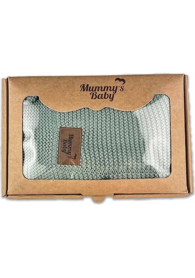 Mummy's Baby Organik Pamuk Battaniye 80x100 Yeşil
