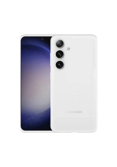 Samsung Uyumlu Galaxy S24 Uyumlu Kılıf Lüx Şeffaf Silikon