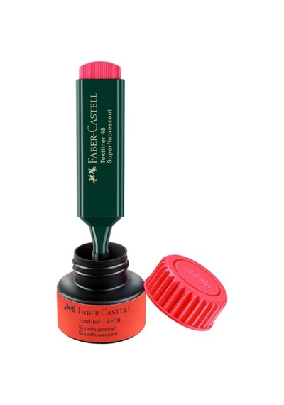Faber Castell Kırmızı Fosforlu Kalem Mürekkebi 154921