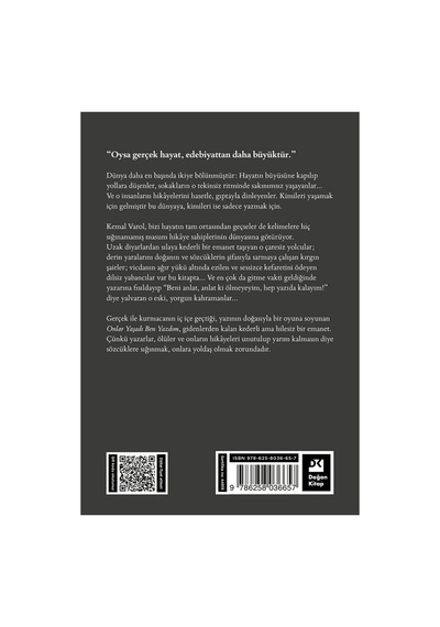 Doğan Kitap Onlar Yaşadı Ben Yazdım