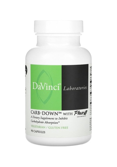 Davinci Laboratories, Carb-down With Phase 2 Carb Controller, 90 Capsules