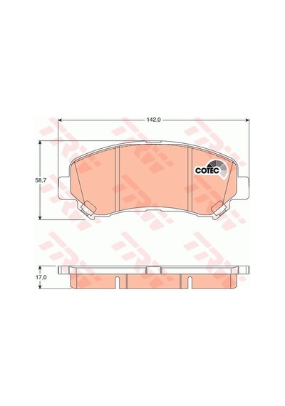 Nissan Qashqai Ön Fren Balatası 1.6 Dci 2007-2013 Trw