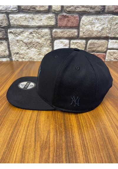 Hamze Ny Newyork Nakışlı Hiphop Snapback Rapper Drip Şapka Cap Siyah