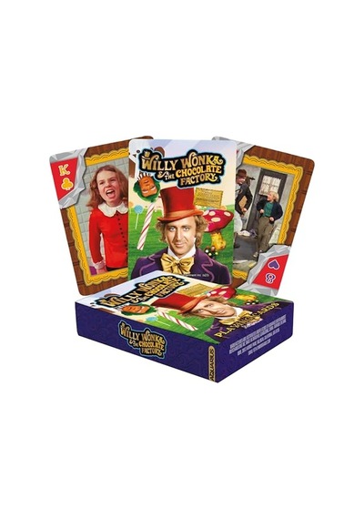 Willy Wonka Oyun Kartları - Willy Wonka En Sevdiğiniz Kart Oyunları İçin Temalı Kart Destesi - Resmi Lisanslı Will