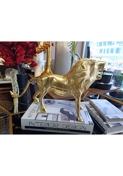 Lıon Dekor Gold 13x50x28 Cm 1 Adet