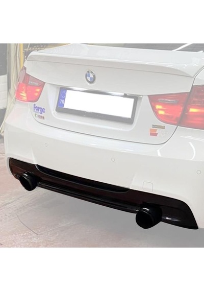 Bmw E90 M Technic Difüzör Difizör Plastik Parlak Siyah 2004 - 2011 3 Serisi Arka-bodykit-ek-karlık