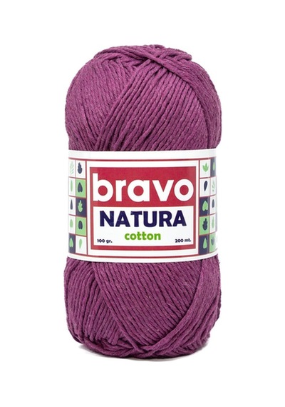 Natura %100 Koton İplik 100 Gram 200 Metre Renk Kodu:503 Mor
