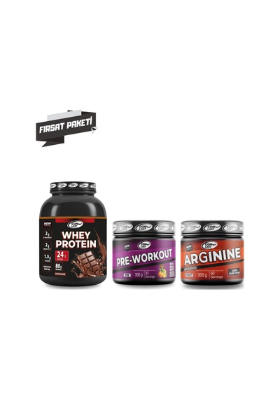 Whey Protein 2000g/pre-workout 300g/argınıne Çikolatalı