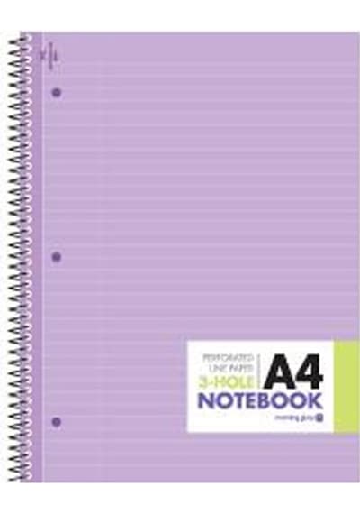 Morning Glory 5000 A4 Çizgili Defter Mor 11111-84605