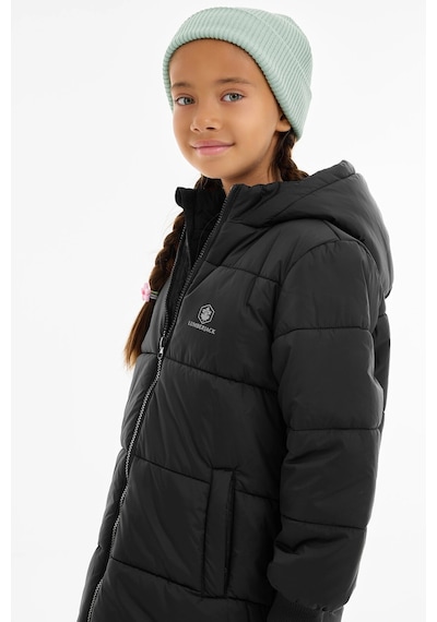 Lumberjack Sonne Dokuma Uzun Çocuk Mont Siyah 667800001317 01 Siyah Siyah