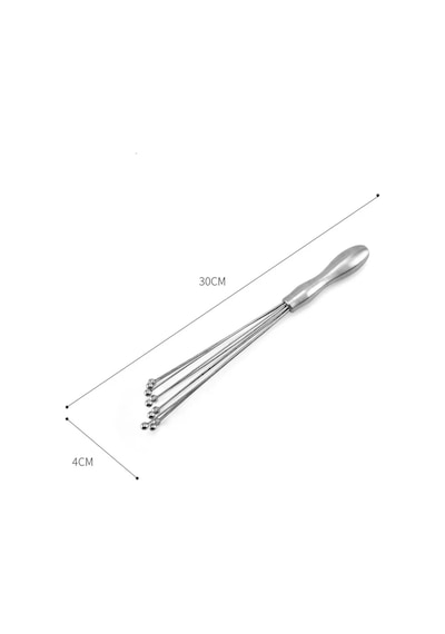 Flexi Çırpıcı Profi Plus Paslanmaz Çırpıcı 30 Cm Gri