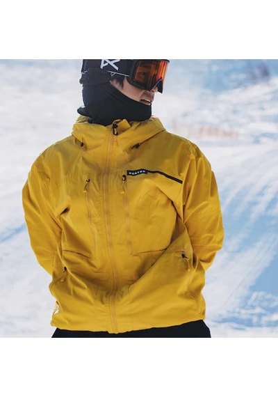 Burton Burton Frostner Erkek Sarı Snowboard Ceketi 21460