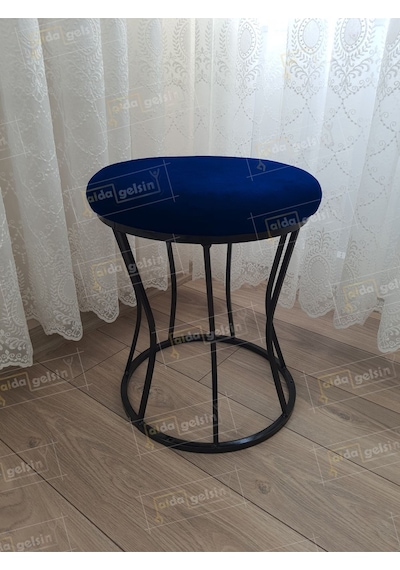 Kum Saati Düz Makyaj Pufu Kara İnci Mor
