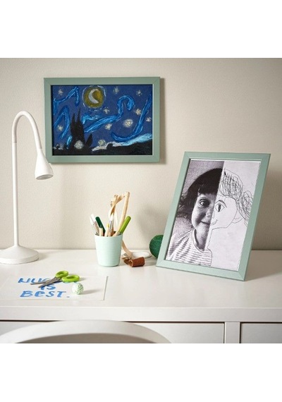 Ikea Fıskbo Fotoğraf Çerçevesi 21 X 30 Cm Açık Yeşil