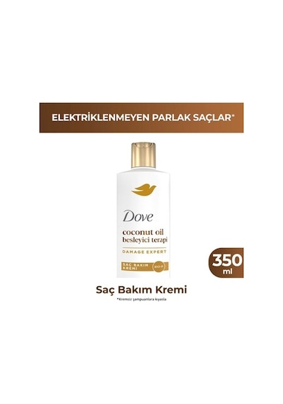Dove Saç Bakım Kremi Coconut Oil Besleyici Terapi 350