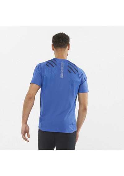 Salomon Sense Aero Erkek Koşu Tişört Nautical Blue Lc1872800 Mavi