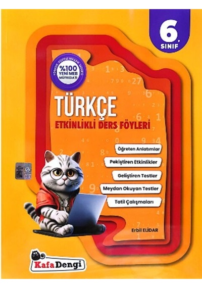 Kafadengi 6. Sınıf Türkçe Etkinlikli Ders Föyleri Kafa Dengi Yayınları
