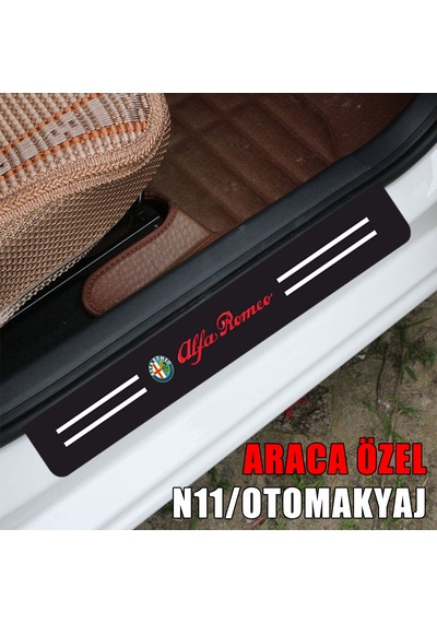 Alfa Romeo 90 Kapı İç Koruma Ayaklık Sticker Markalı