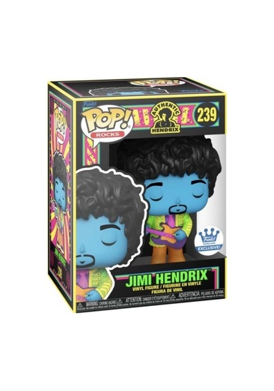 Funko Pop Music Black Light Jimi Hendrix Exclusive
