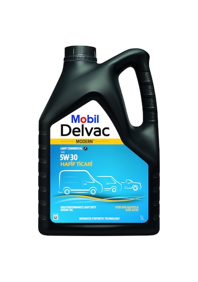 Mobil Delvac Modern LC Ford 5W-30 Hafif Ticari Motor Yağı 5 L
