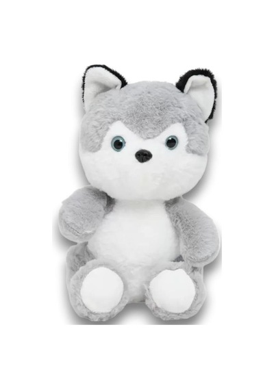 Selay Toys Pelüş Gri Husky 25 Cm 4442