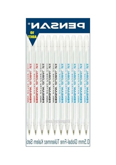 Global-fine 21 0.5 Mm Tükenmez Kalem Seti 10 Adet ---