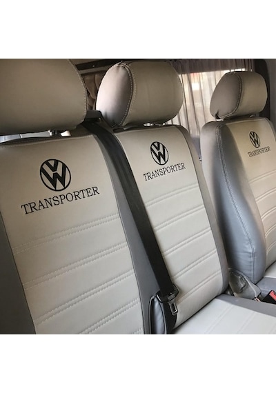 Volkswagen Transporter 5+1 Araca Özel Deri Oto Koltuk Kılıfı (416777674)