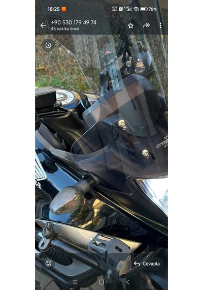 Honda Vfr800x Crossrunner 2011 2014 Uyumlu Tur Camı 50cm Füme Veya Şeffaf