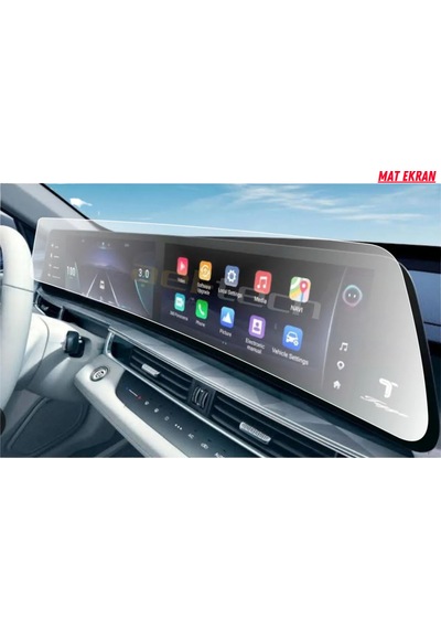 Chery Tıggo 7 Pro Max 2024 Dijital Gösterge Ve Multimedya Uyumlu Mat Ekran Koruyucu