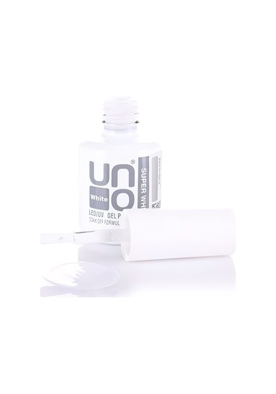 Uno Süper White Beyaz Kalıcı Oje 15 Ml Led/uv Uyumlu Jel Oje Soak Off