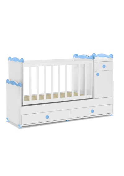 Patiko Sahra 950 3 Kapılı Bebek Odası Takımı Mavi