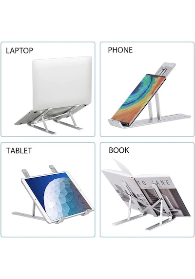 Reidan Laptop Standı Alüminyum Manyetik Katlanabilir Ayarlı