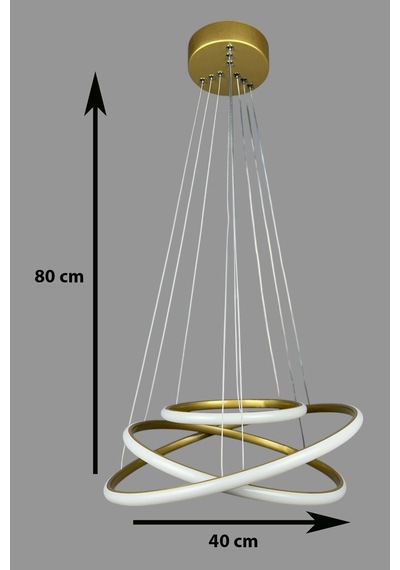 Rings Modern Tasarım Eskitme Renk - Yatak Odası - Salon - Çoc... Eskitme