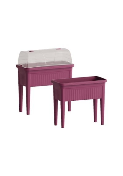 Omnipazar So-abs3 Fanuslu Ayaklı Bahçe Yetiştirme Saksı Seti 60 Litre No 3 14561077