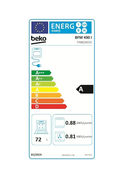 Beko BFM 430 I 72 LT Ankastre Fırın