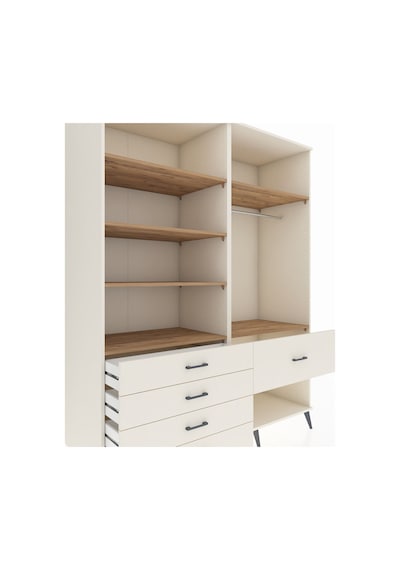 Kronos Gardrop 6 Raflı 5 Çekmeceli Tek Askılı 176x59x221 Aytaşı-çam/aytaşı Beyaz Kronos Gardrop 6 Raflı 5 Çekmeceli Tek Askılı 176x59x221 Aytaşı-çam/aytaşı Beyaz