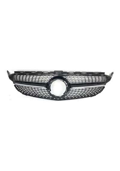 Autogp Mercedes W205 Diamond Ön Panjur Kameralı Siyah 2019+ Tk 15-05-w205-dia-b-fl-k