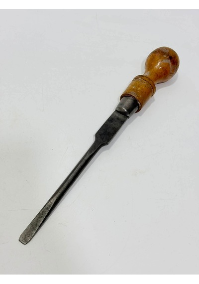 Antika İngiliz Ahşap Torna Bıçağı 073