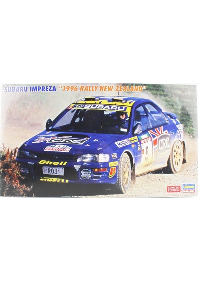 Hasegawa 20696 1/24 Ölçek, Subaru Impreza 1996 Rally New Zealand , Limited Edition Yarış Aracı Plastik Model Kiti