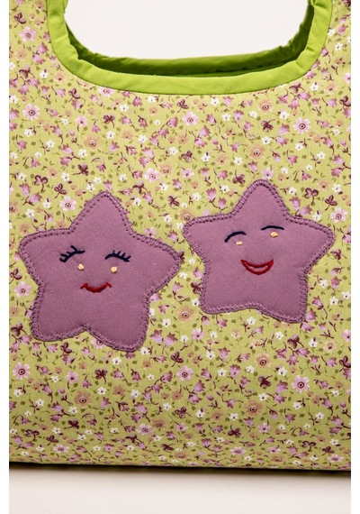 Fabric Craft Bag Borcam Taşıma Çantası Elyaf Dolgulu Yemek Taşıma Çantası Piknik Ve Fırın Kabı Yeşil