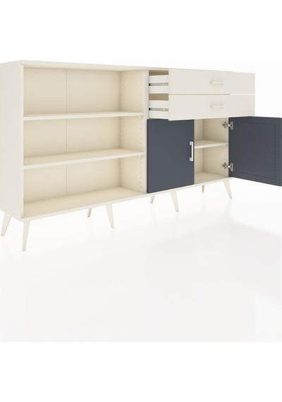 Arges Konsol 3 Raflı 2 Çekmeceli 2 Kapaklı 176x30x99 Aytaşı-antra Aytaşı-antrasit/aytaşı Arges Konsol 3 Raflı 2 Çekmeceli 2 Kapaklı 176x30x99 Aytaşı-antra Aytaşı-antrasit/aytaşı