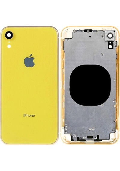 Apple Uyumlu iPhone XR Boş Kasa Sarı Renk