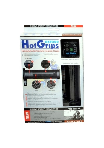 Oxford Of690 Adventure Hotgrips Premium Elcik Isıtma Siyah