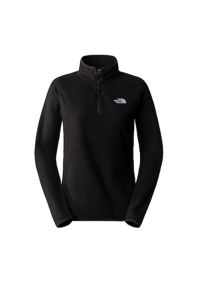 The North Face W 100 Glacıer Kadın Yarım Fermuar Polar Nf0a855mjk31 Siyah