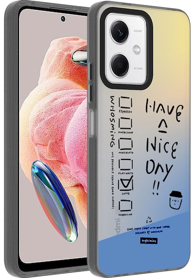 Ardemix Redmi Note 12 4g Kılıf Desenli Dragon Sert Kapak - Have Have