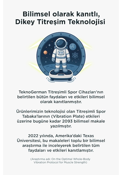 TeknoGerman Plus Model Yüksek Titreşimli  ve Spor Cihazı
