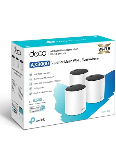 Tp-lınk Deco X55 Ax3000 Mesh Ev Wı-fı 6 Sistemi Üçlü